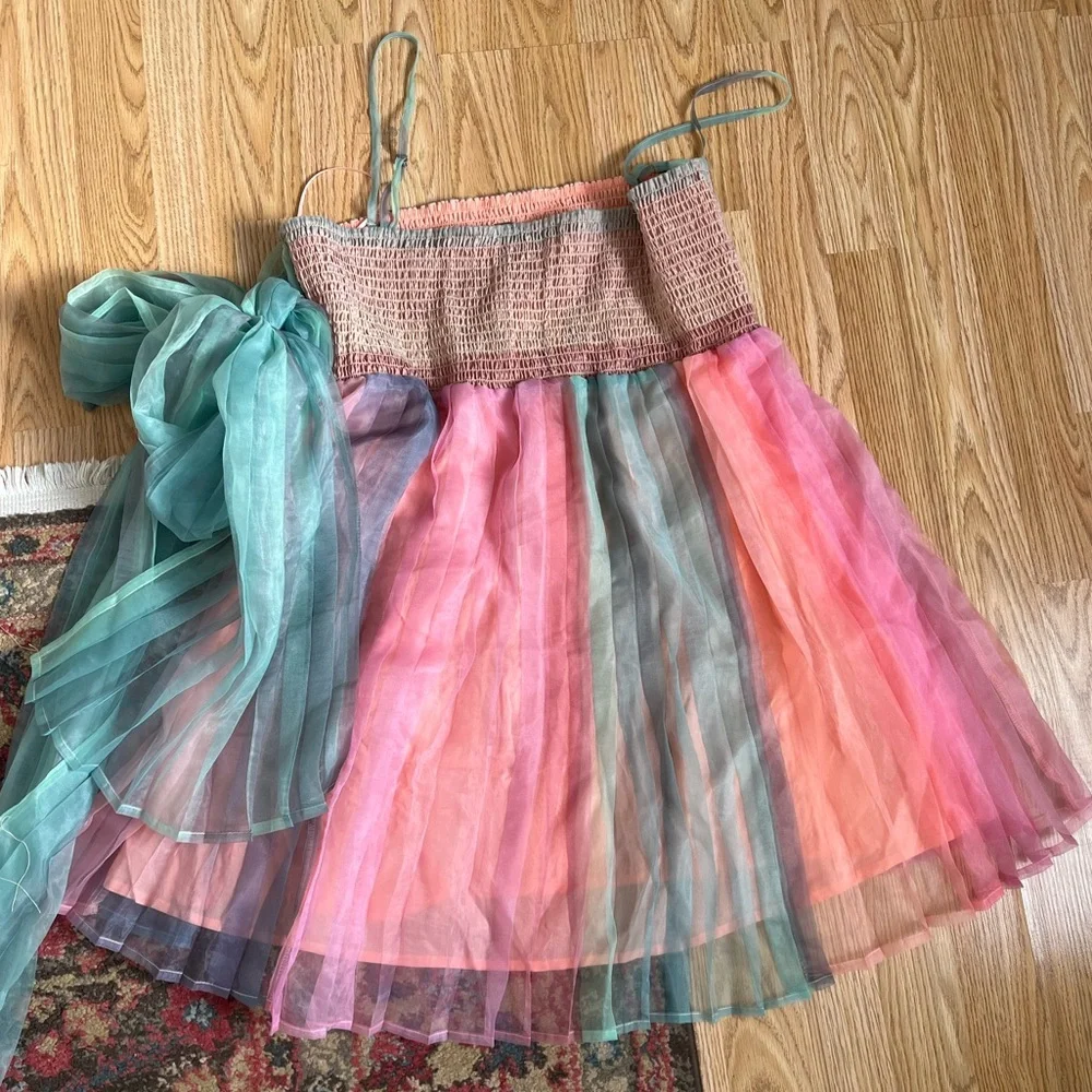 NWOT free people “in rainbows” dress - Picture 3 of 5